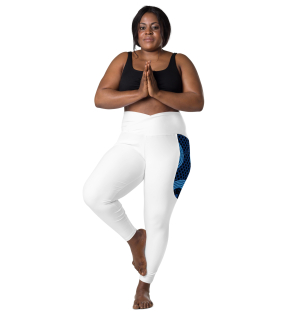 crossover leggings with pockets