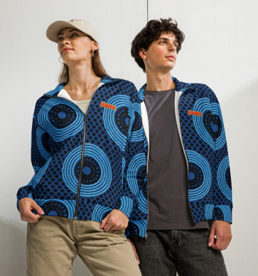 shweshwe unisex track jacket