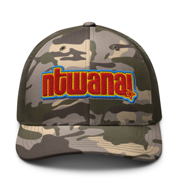 ntwana camouflage trucker hat