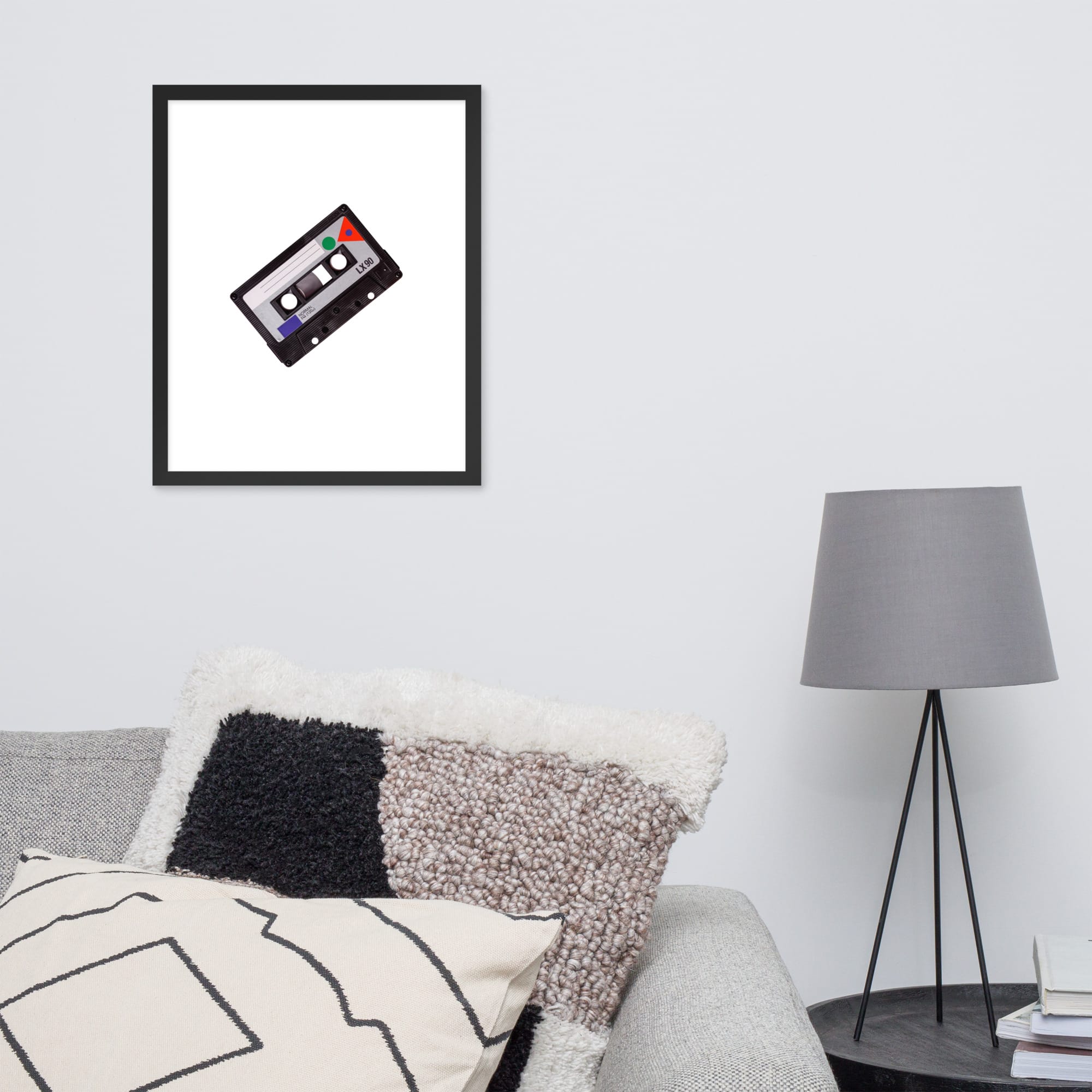 oldschool framed photo paper poster