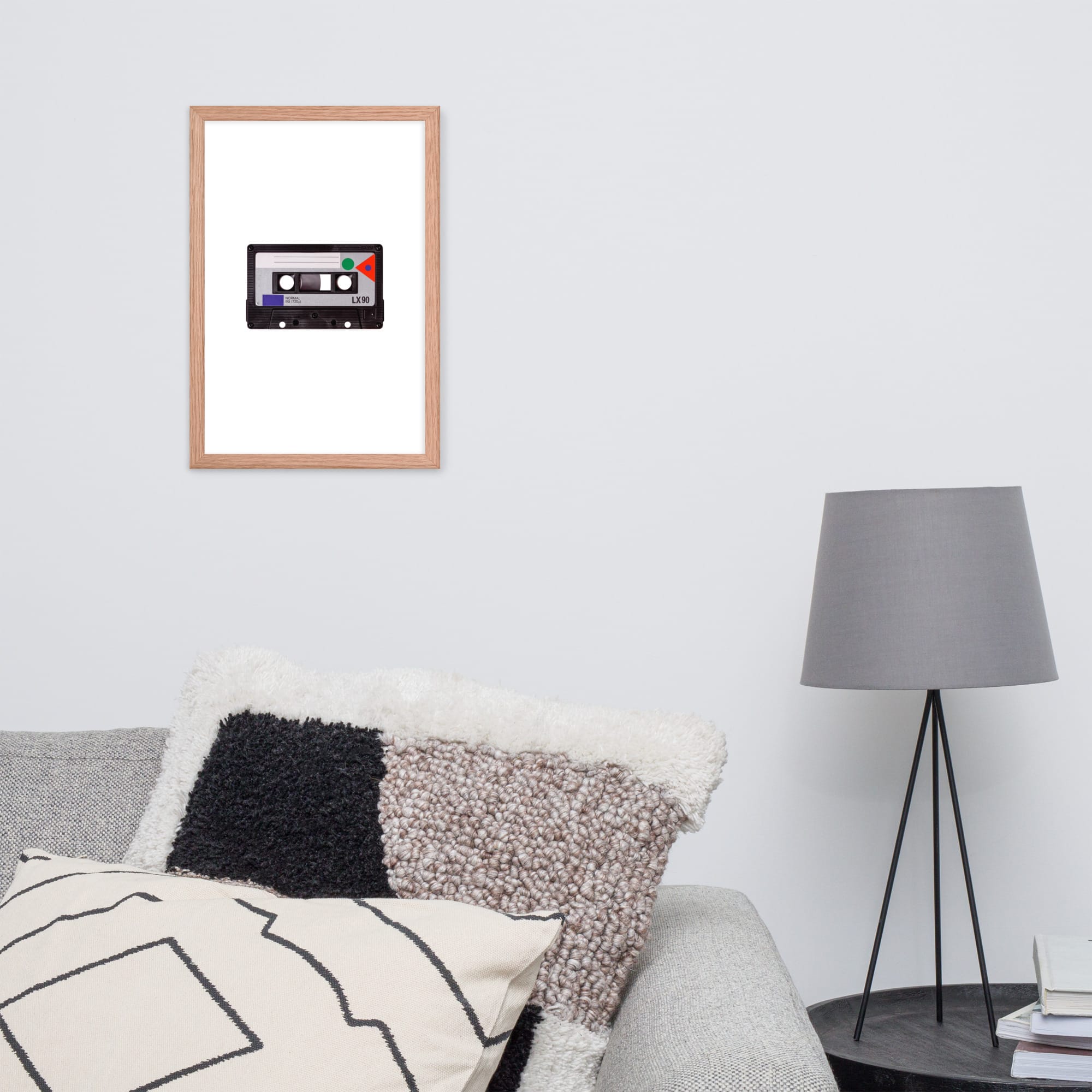 oldschool framed photo paper poster