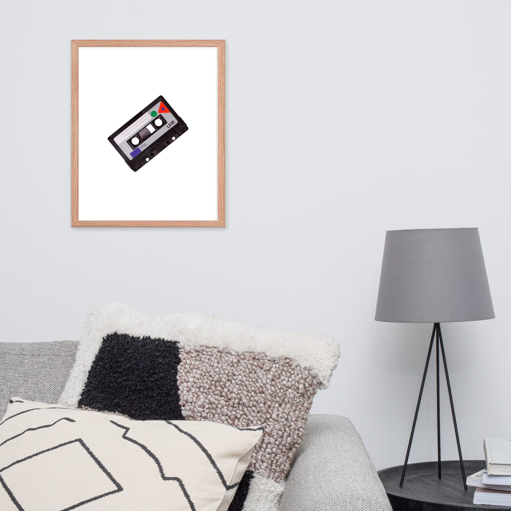 oldschool framed photo paper poster