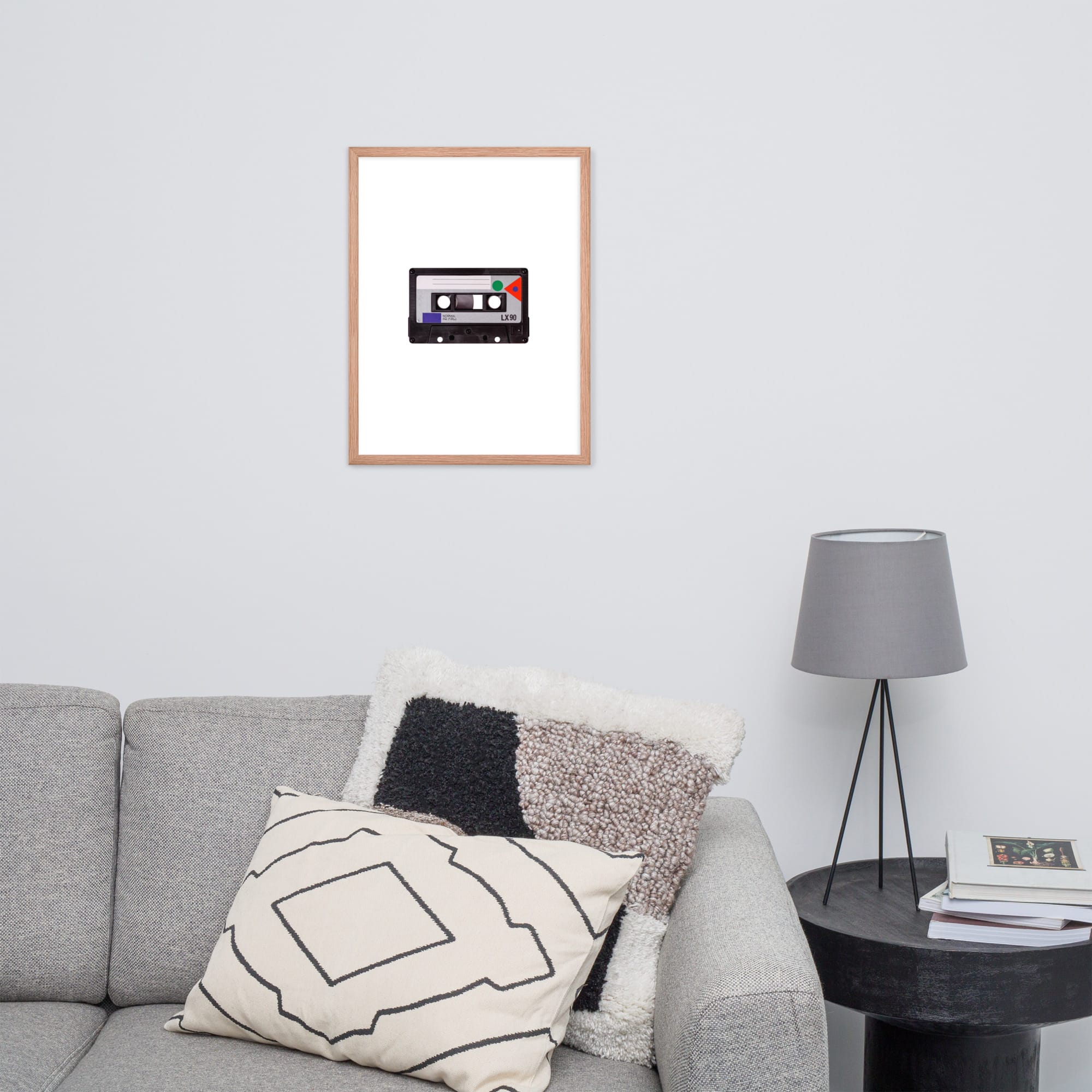 oldschool framed photo paper poster