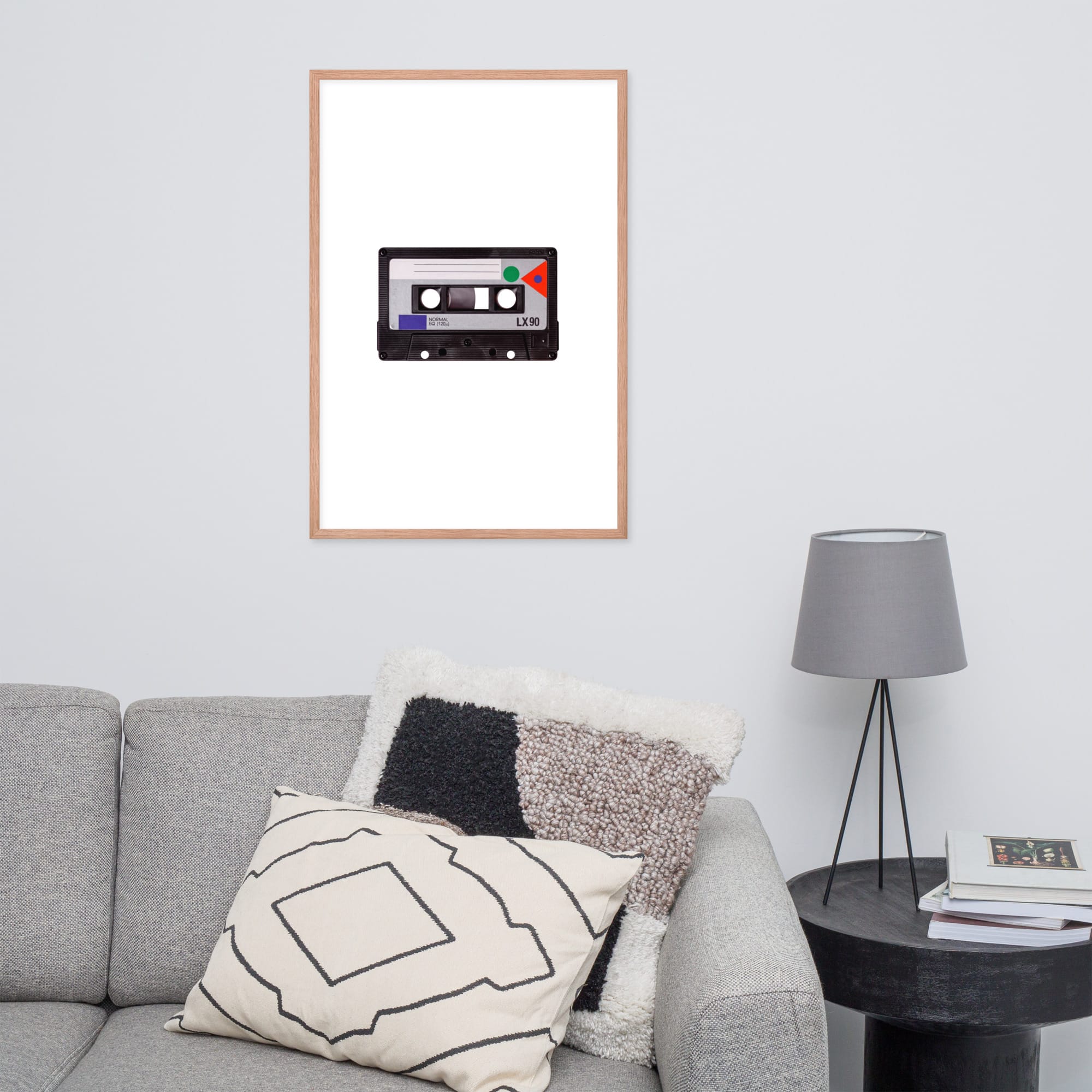 oldschool framed photo paper poster