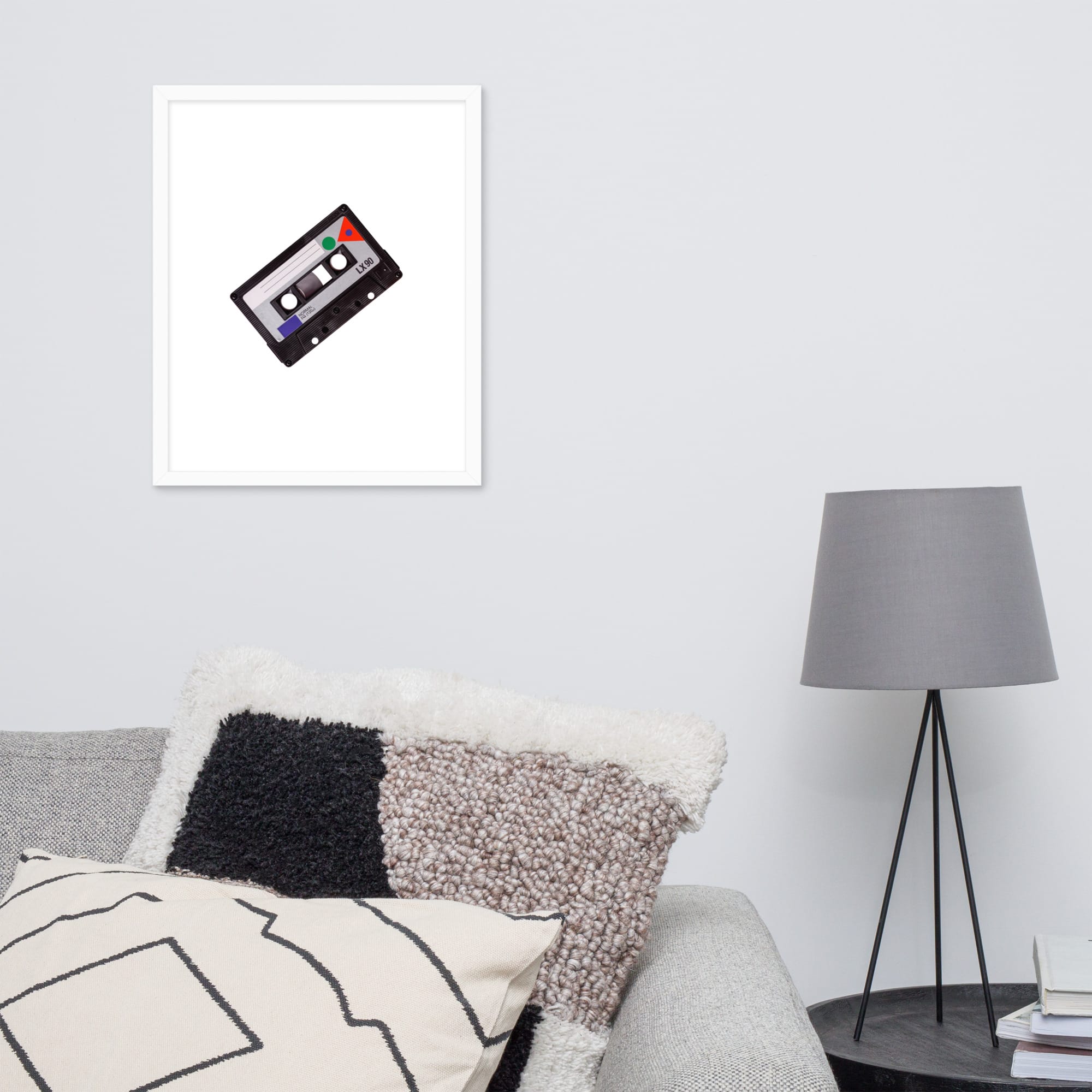 oldschool framed photo paper poster