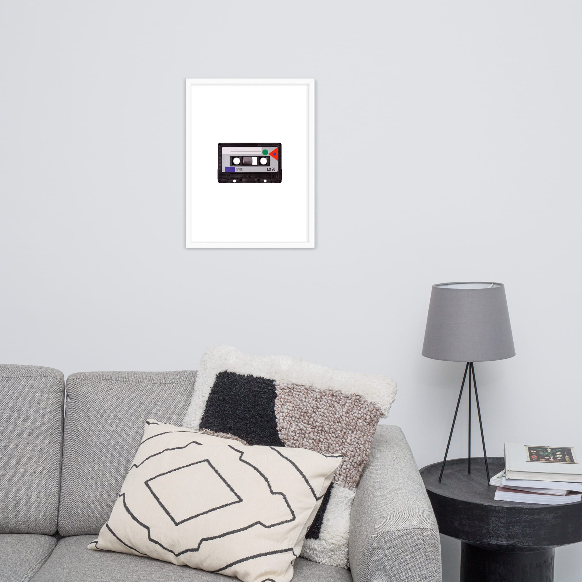 oldschool framed photo paper poster