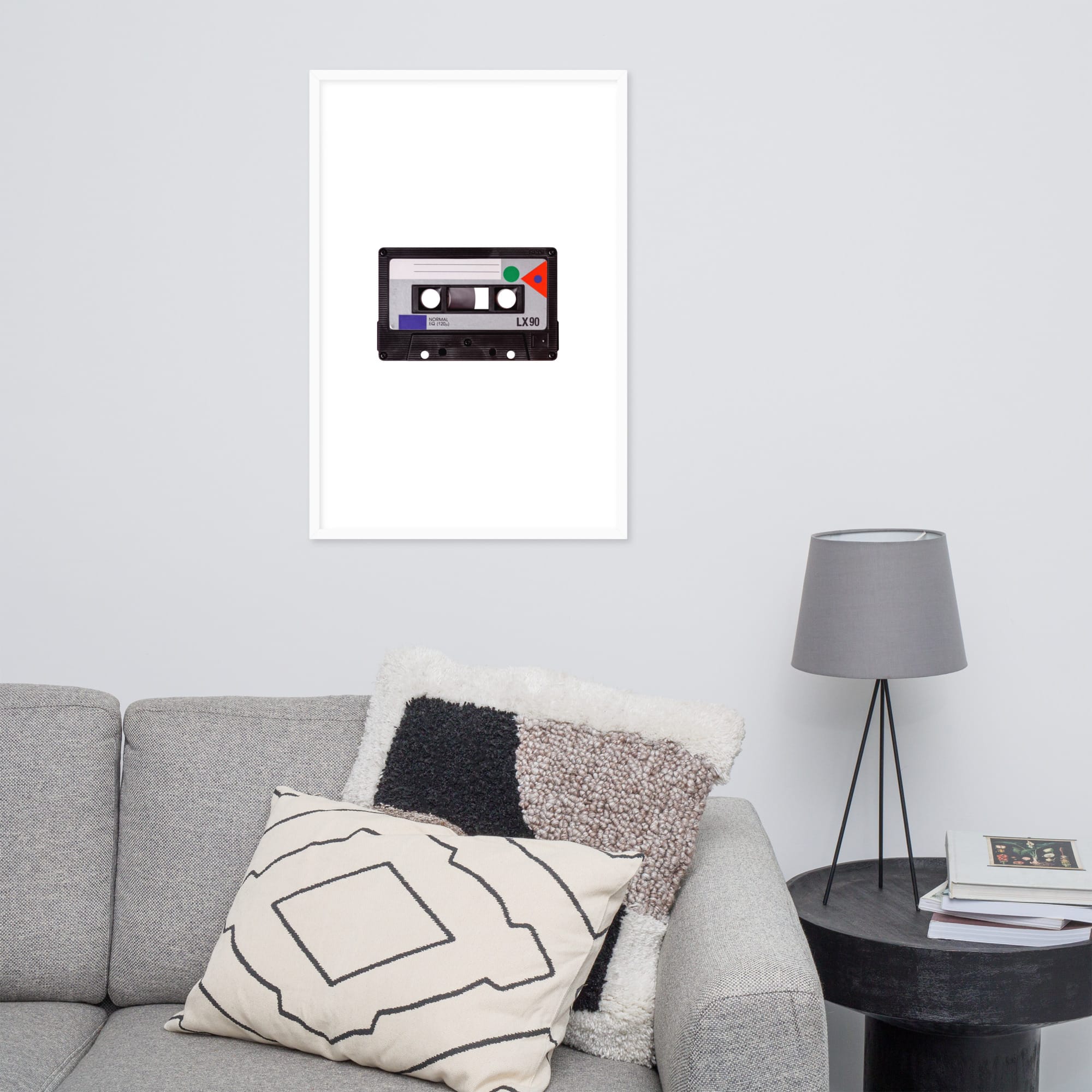 oldschool framed photo paper poster