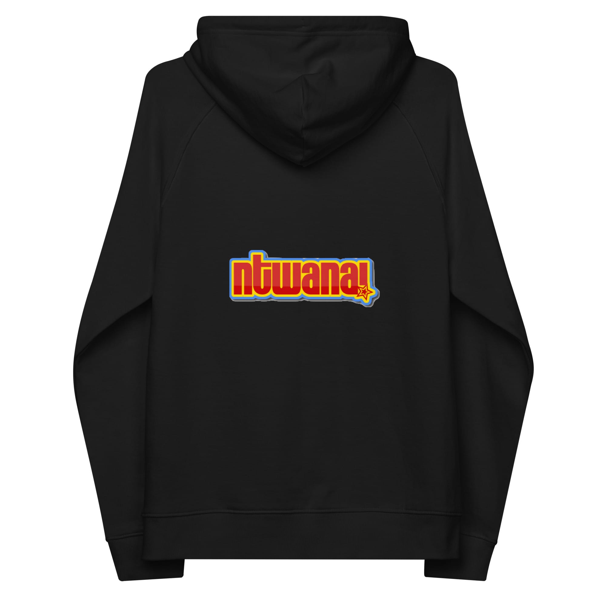 ntwana unisex eco raglan hoodie