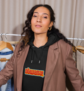 ntwana unisex eco raglan hoodie