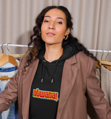 ntwana unisex eco raglan hoodie