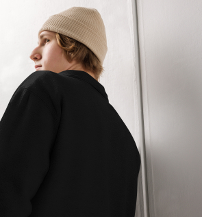 unisex fleece pullover