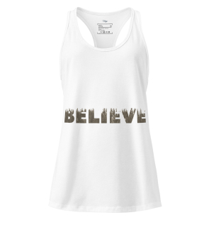 women’s fitted racerback tank top