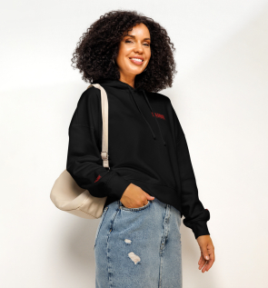 women’s organic mid weight hoodie (damn! edition)