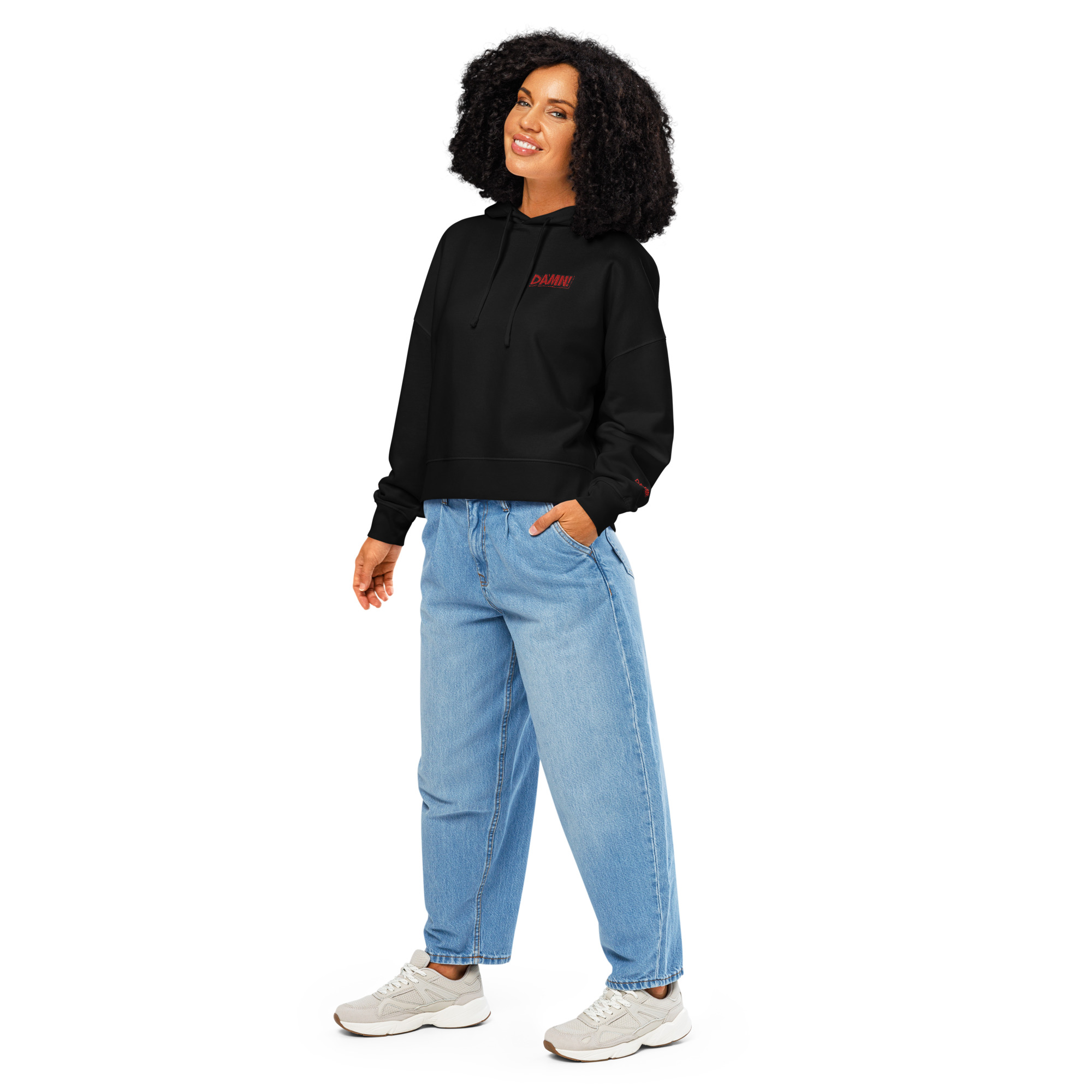 women’s organic mid weight hoodie (damn! edition)