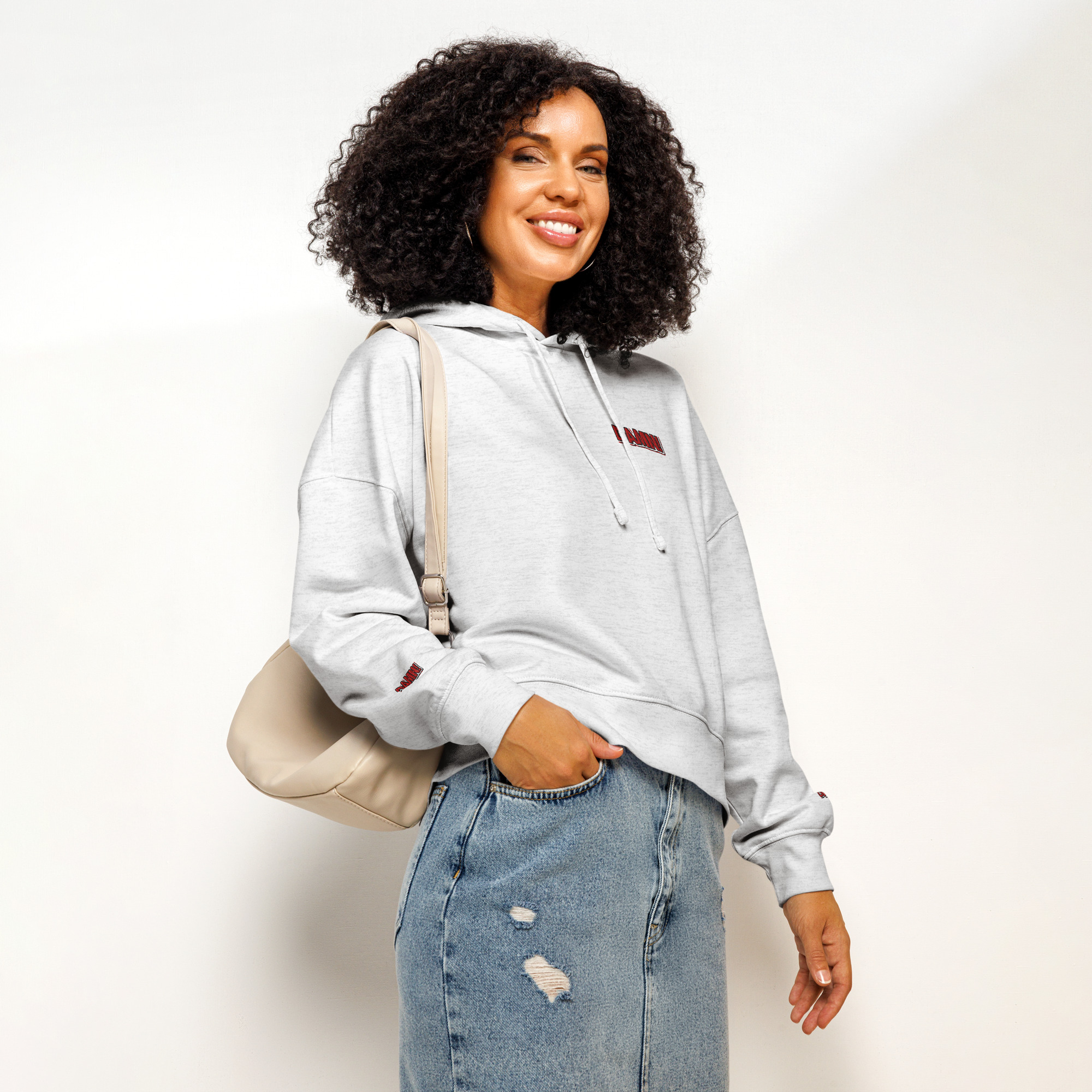 women’s organic mid weight hoodie (damn! edition)