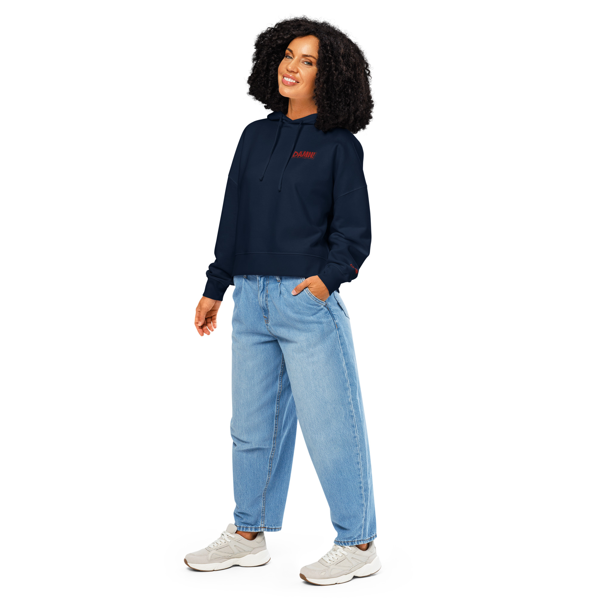women’s organic mid weight hoodie (damn! edition)