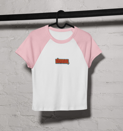 ntwana women’s micro rib raglan baby tee