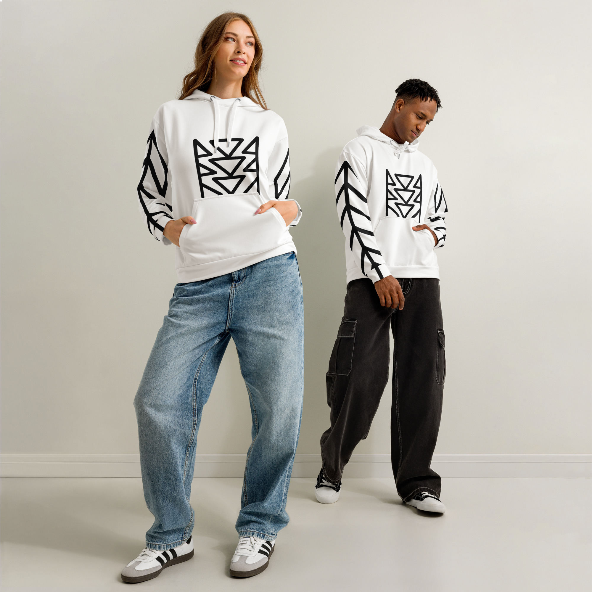 unisex cotton hoodie