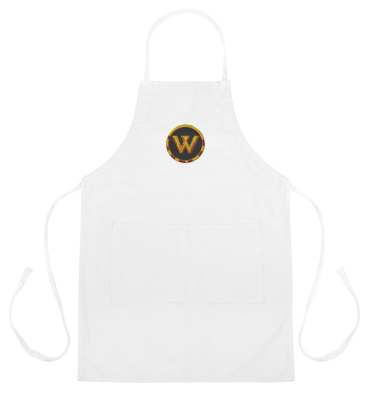 webster embroidered apron