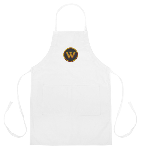 webster embroidered apron