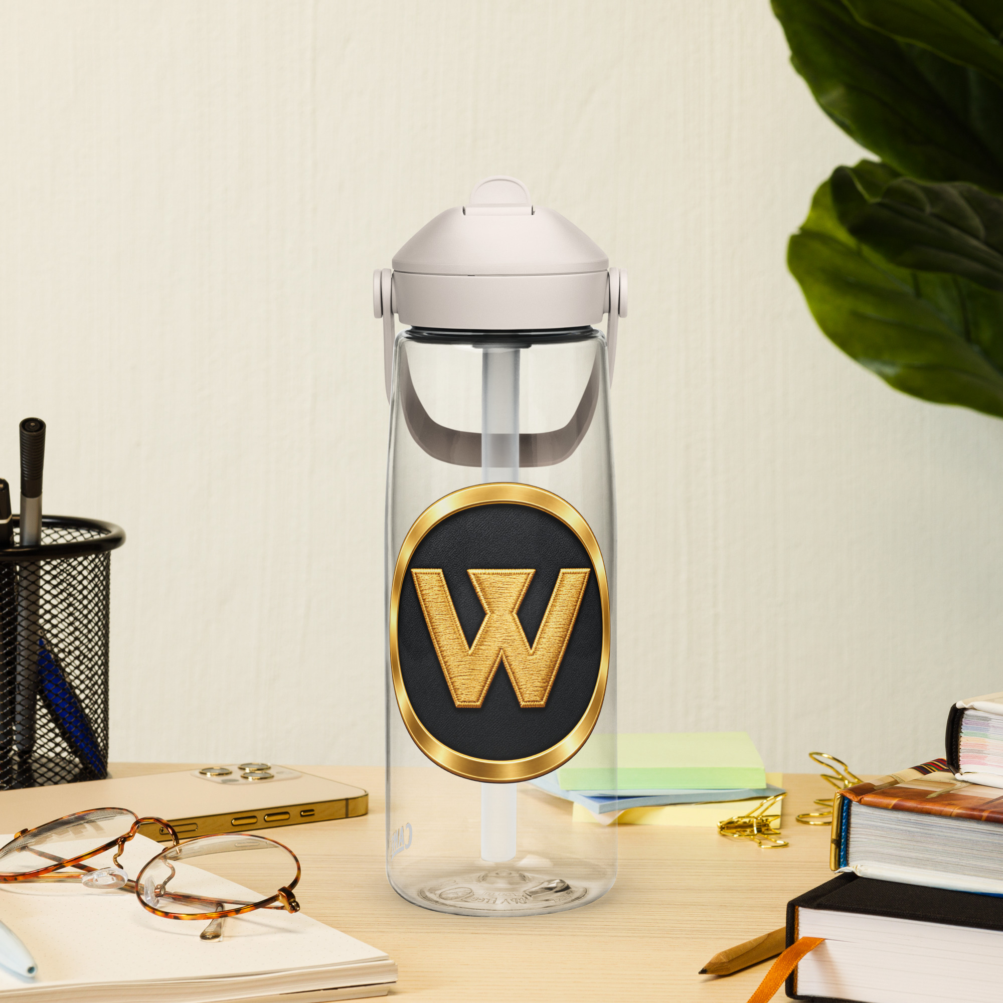 webster flip straw water bottle