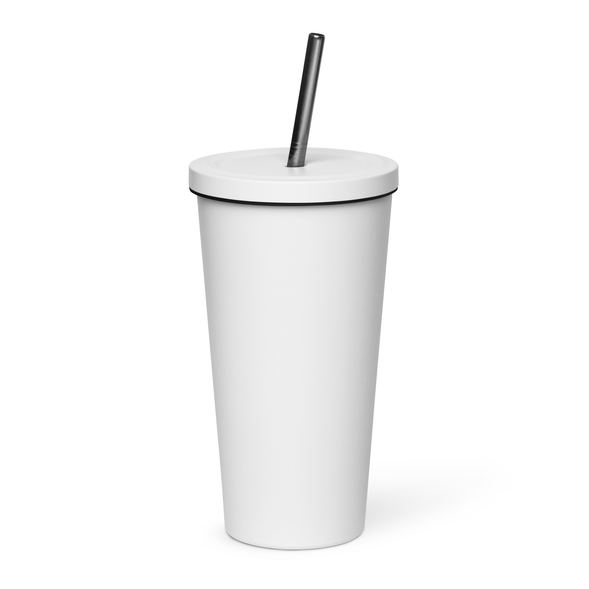 webster insulated tumbler with a straw